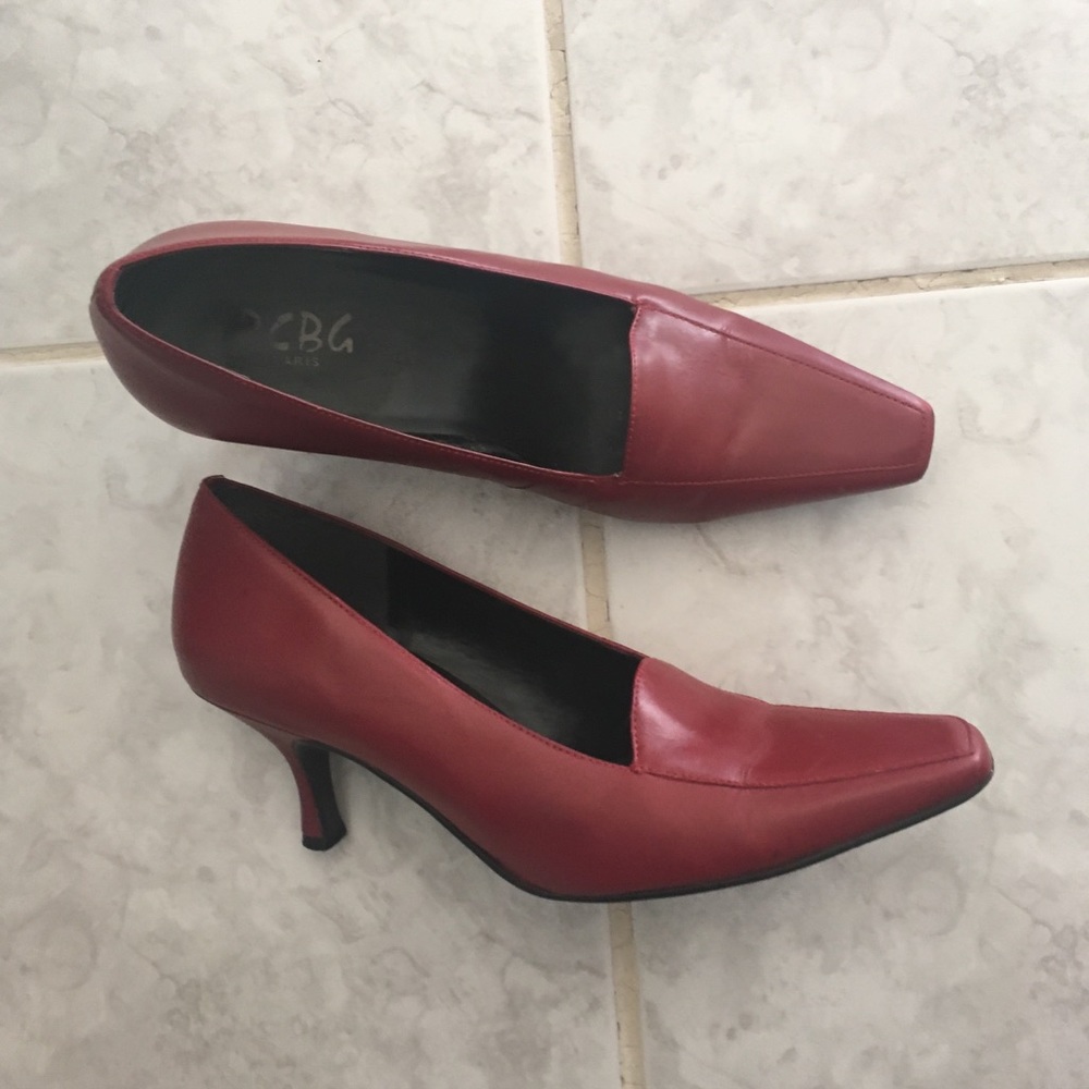 Bcbg Paris Brick Red Heels View 2